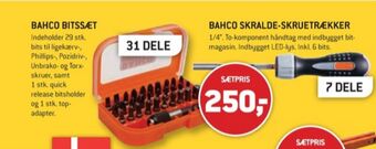 XL-BYG Bahco skruetrækkersæt tilbud