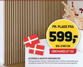 XL-BYG Acupanels akustikpanel tilbud