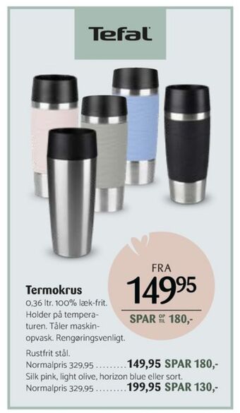 Kop & Kande Tefal termokrus tilbud