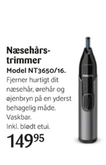 Kop & Kande Philips næsehårstrimmer tilbud