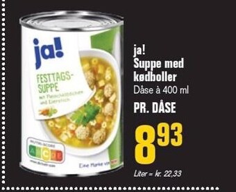 Otto Duborg Suppe med kødboller tilbud