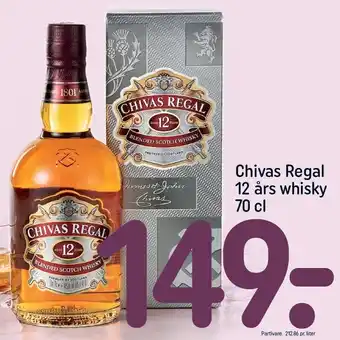 REMA 1000 Chivas regal 12 års whiskey tilbud