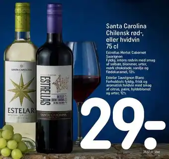 REMA 1000 Santa carolina rød- el. hvidvin tilbud