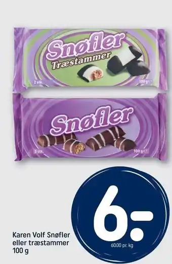 REMA 1000 Snøfler el. træstammer tilbud