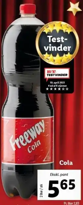 Lidl Freeway Cola tilbud