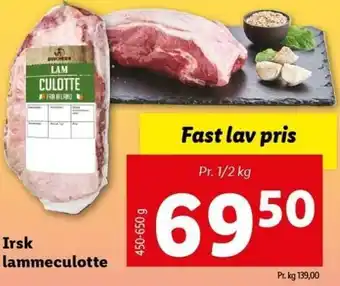 Lidl Irsk Lammeculotte 450-650 g tilbud