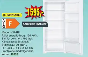 Harald Nyborg Køleskabe tilbud