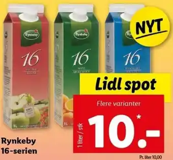 Lidl Rynkeby 16-Serien 1 Liter tilbud
