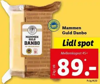 Lidl Mammen Guld Danbo 2kg tilbud