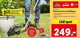 Lidl Batteridreven Multiklipper tilbud