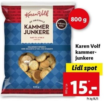 Lidl Karen Volf Kammer-Junkere tilbud