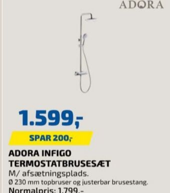 Davidsen Adora termostatarmatur tilbud