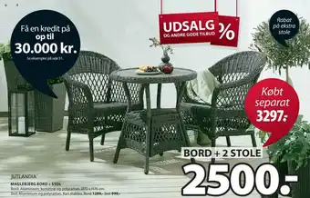Jutlandia Maglebjerg Bord + Stol