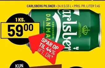 Priss Carlsberg pilsner tilbud