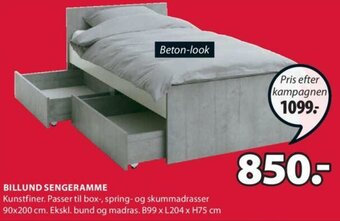 JYSK Billund Sengeramme tilbud