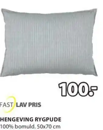 JYSK Hengeving Rygpude 50x70 cm tilbud