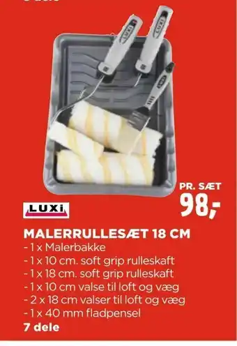 jem & fix Malerrullesæt 18 cm tilbud
