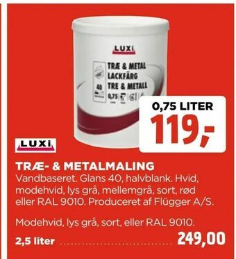 jem & fix Træ- & metalmaling tilbud