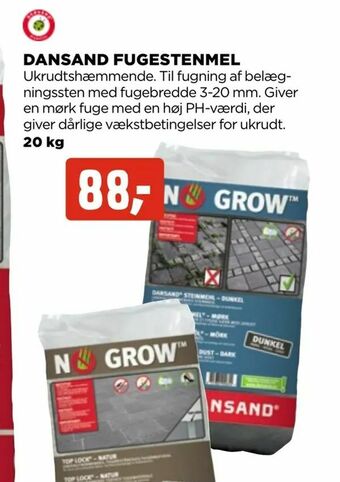 Dansand fugestenmel