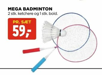 jem & fix Mega badminton tilbud