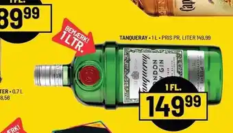 Priss Tanqueray 1 ltr. tilbud