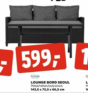jem & fix Lounge bord seoul tilbud