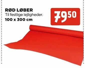 Rød løber