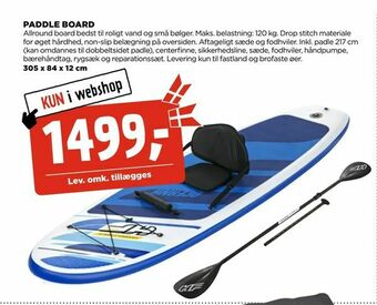 Paddle board