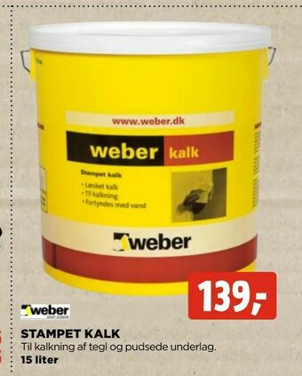 jem & fix Stampet kalk tilbud