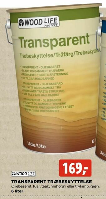 jem & fix Transparent træbeskyttelse tilbud