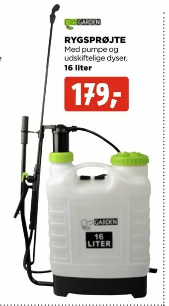 jem & fix Rygsprøjte tilbud