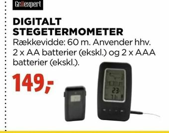 jem & fix Digitalt stegetermometer tilbud