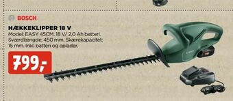 jem & fix Hækkeklipper 18 v tilbud