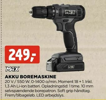 jem & fix Akku boremaskine tilbud