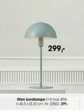 Daells Bolighus Ellen bordlampe tilbud