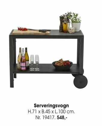 Serveringsvogn