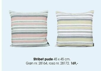 Daells Bolighus Stribet pude tilbud