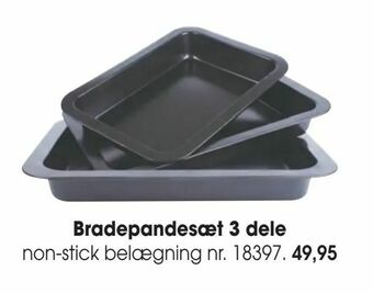 Bradepandesæt 3 dele