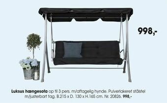 Daells Bolighus Luksus hængesofa tilbud
