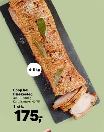 Kvickly Coop hel flæskesteg tilbud