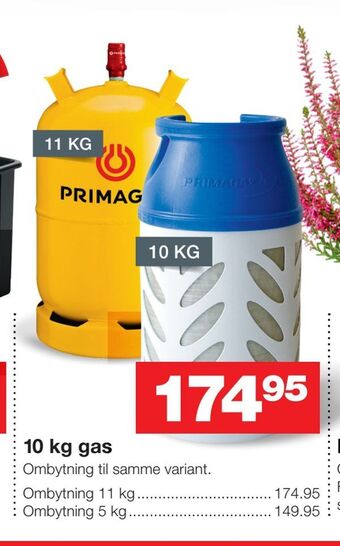 Bauhaus 10 kg gas tilbud