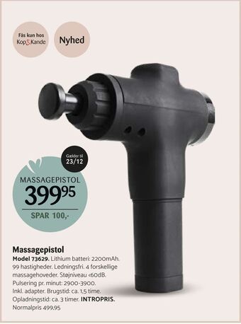 Kop & Kande Massagepistol tilbud