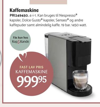 Kop & Kande Kaffemaskine tilbud