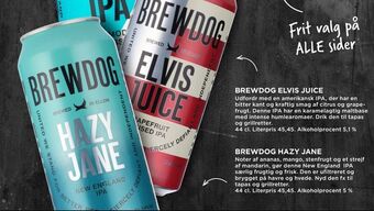 MENY Brewdog hazy jane tilbud