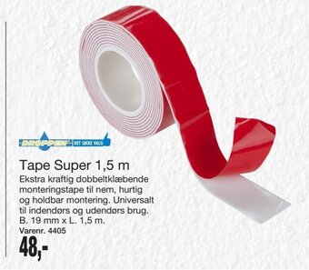 Harald Nyborg Tape Super 1.5 m tilbud