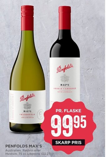 MENY Penfolds Max's tilbud