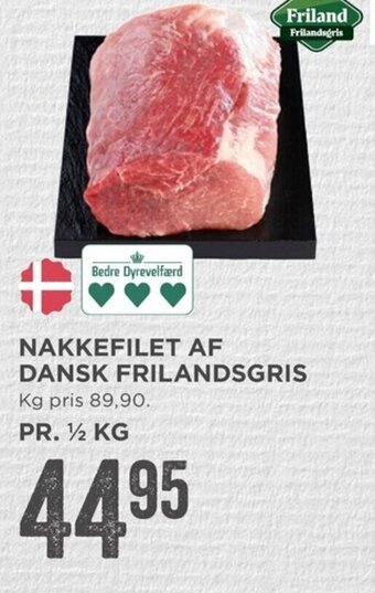 MENY Nakkefilet Af Dansk Frilandsgris tilbud