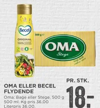 MENY Oma eller Becel Flydende tilbud