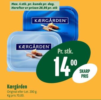 Min Købmand Kærgården smørbar let tilbud
