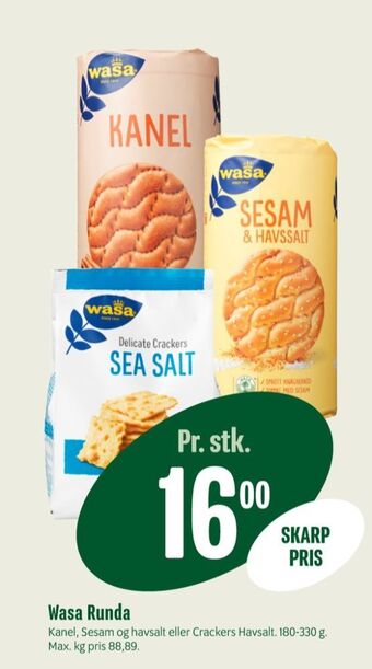 Min Købmand Wasa knækbrød tilbud
